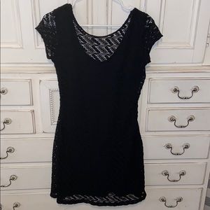 APT. 9 Black Crocheted Dress